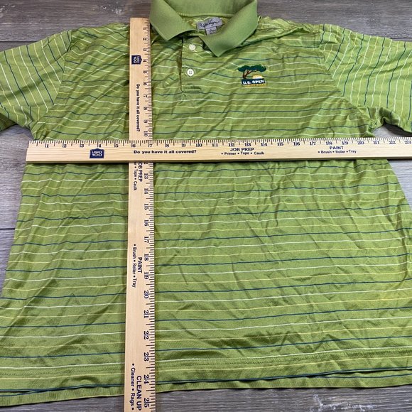 Walter Hagen 2008 US Open Torrey Pines Golf Polo Green Large Egyptian Cotton L - Picture 6 of 6